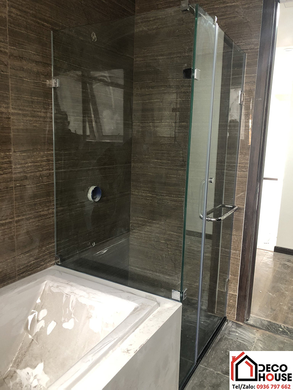 Cabin phòng tắm kính vuông góc