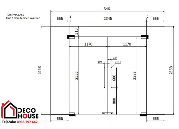 Tiêu chuẩn cửa kính cường lực