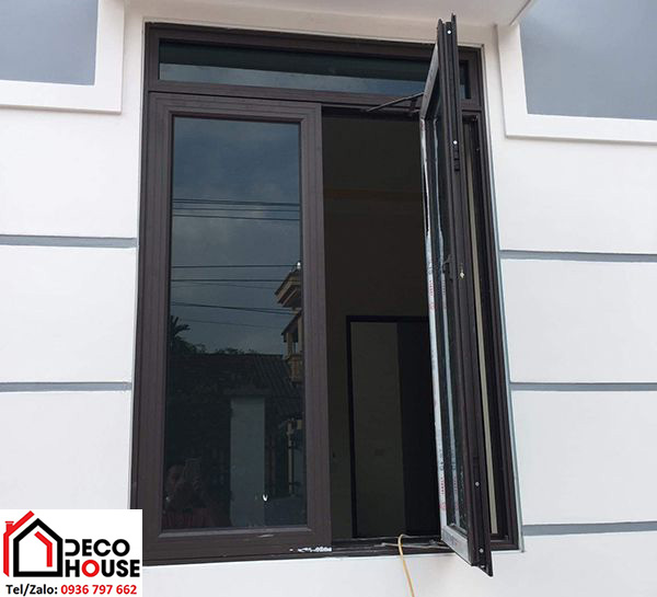 Cửa nhôm kính dùng kính dán 2 lớp