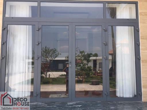 Mẫu cửa nhôm Xingfa 4 cánh đẹp giá rẻ