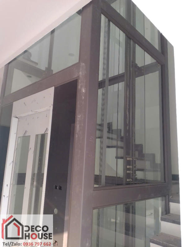 Kính cường lực ốp thang máy đẹp