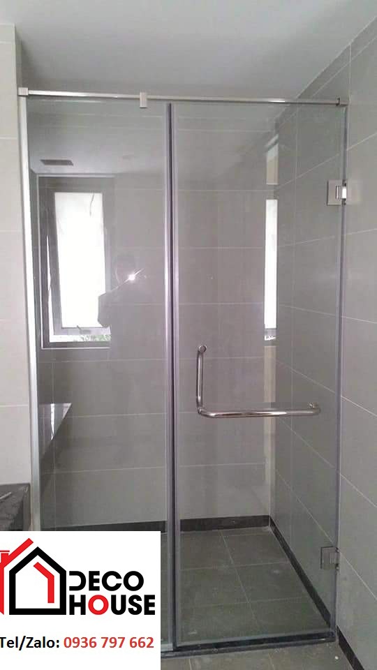 Lắp đặt vách ngăn kính nhà tắm đẹp