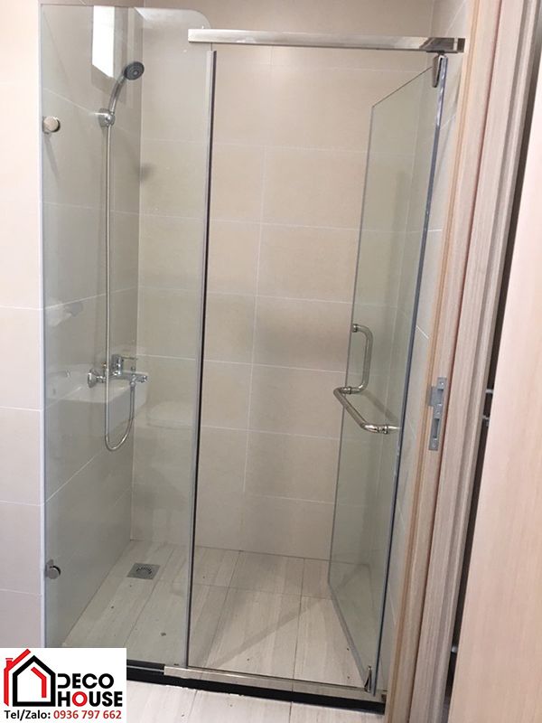 Vách kính phòng tắm nhỏ đẹp giá rẻ