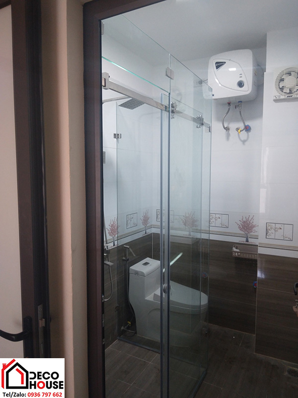 Vách kính tắm trượt lùa