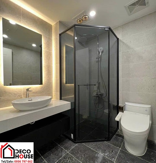 Cabin kính tắm 135 độ cao cấp