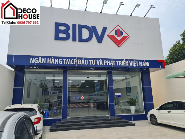 Làm cửa thủy lực ngân hàng BIDV