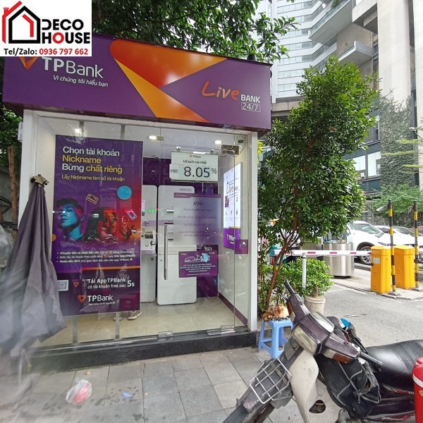Thi công cử kính cường lực cho cây ATM