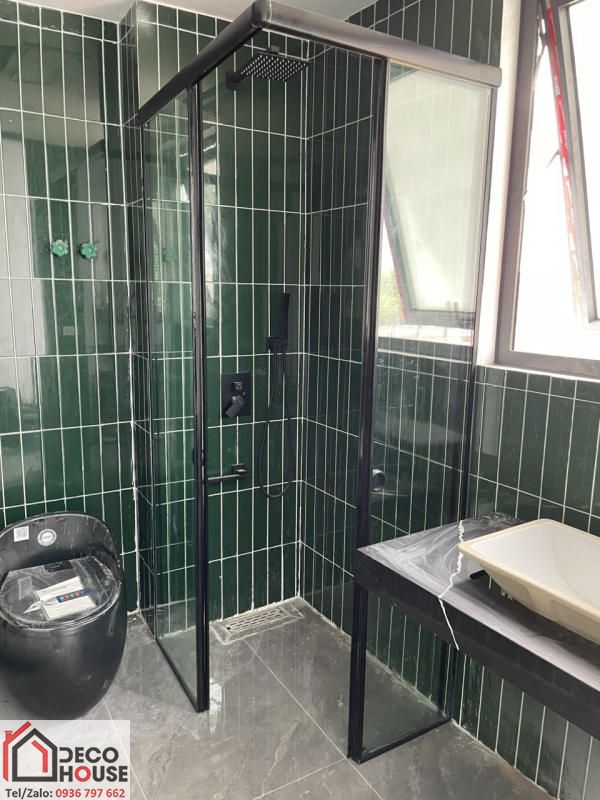Cabin phòng tắm kính cửa lùa