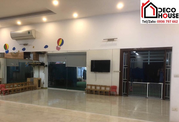 Làm gương ốp tường khổ lớn