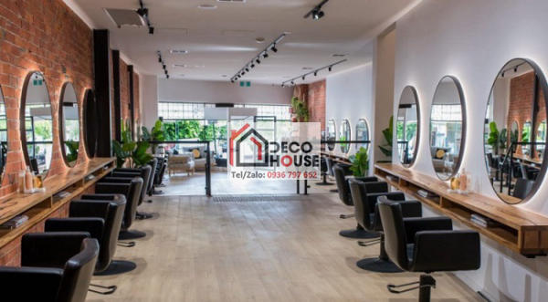 Các mẫu gương salon cắt tóc đẹp hiện đại
